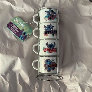 LILO &stitch stackable espresso mugs set of 4